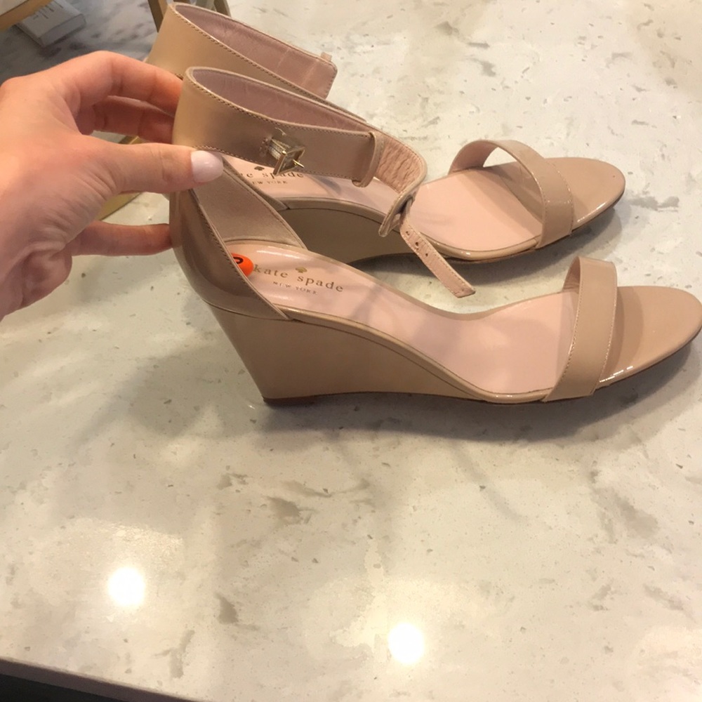 Kate Spade nude wedges
